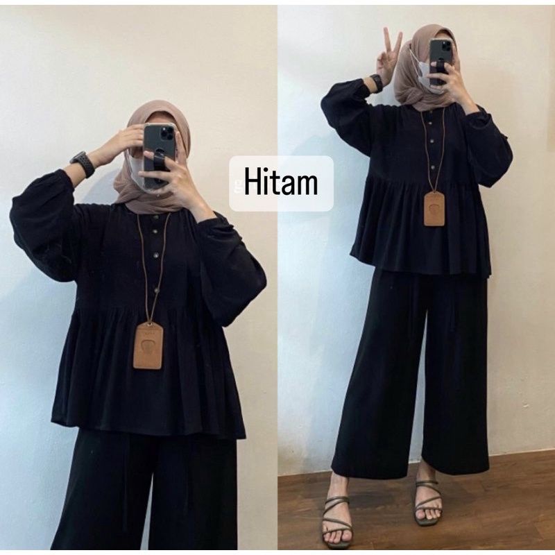 ARINA PEPLUM BLOUSE AIRFLOW