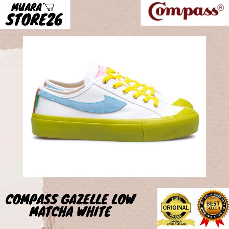 Compass Gazelle Low Matcha White