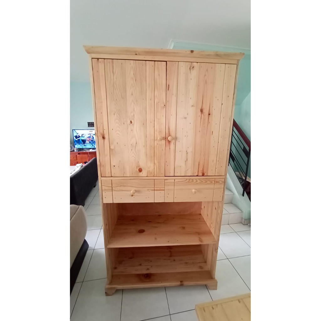 Lemari bufet dan meja laci jati Belanda