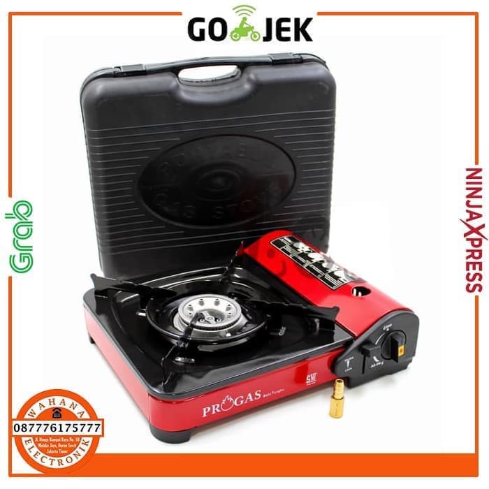 OMICKO kompor gas portable (Gas kaleng &amp; tabung Gas)