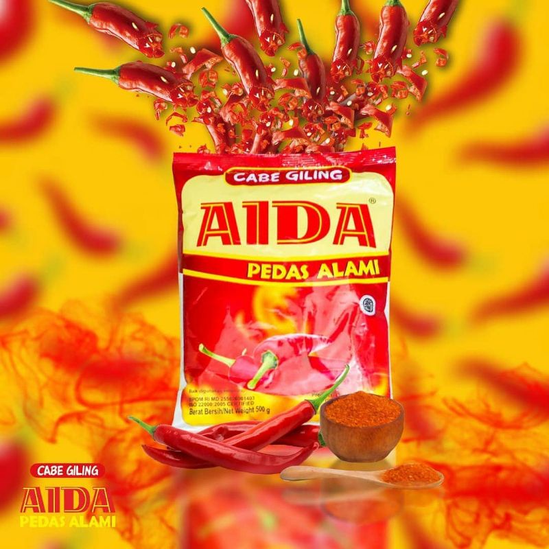 

Bumbu Cabe Bubuk AIDA 500 gram