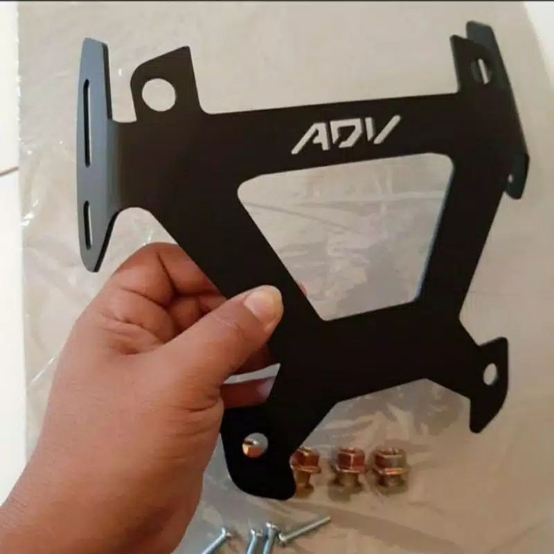 Breket Dudukan Spion ADV 160/150 model SERPO ADV 150/ADV 160 NEW plus SPION R25 PENDEK + baut anti jebol Pakai Spion R25