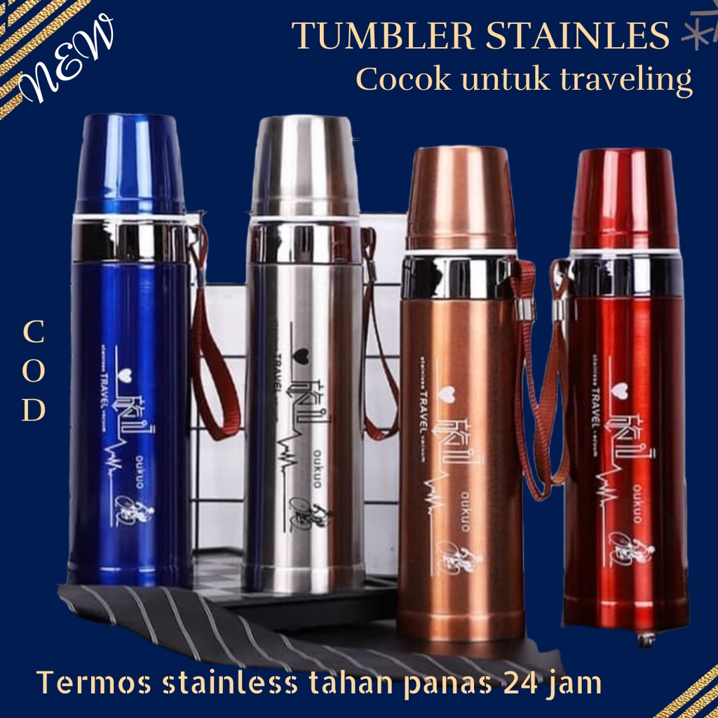 PROMO MURAH!! SPORTS Termos Vacuum Flask Cup Stainless Steel Hot/Cold Travel Termos [HX-160]