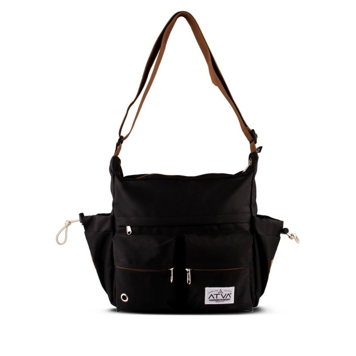 Compact Messenger Bags Atva Bounce Black