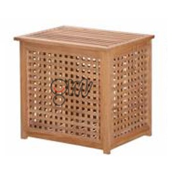 Laundry Box Kayu Jati - Tempat Pakaian Kotor - Tempat Laundry