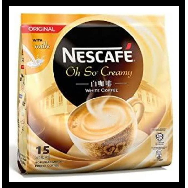

Nescafe Oh So Creamy White Coffee Original 15S X 36G Ekslusif