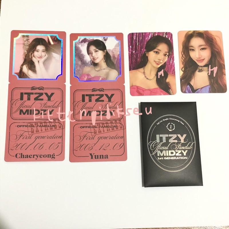 [ ready stock ] itzy welcome kit fanclub midzy yuna chaery