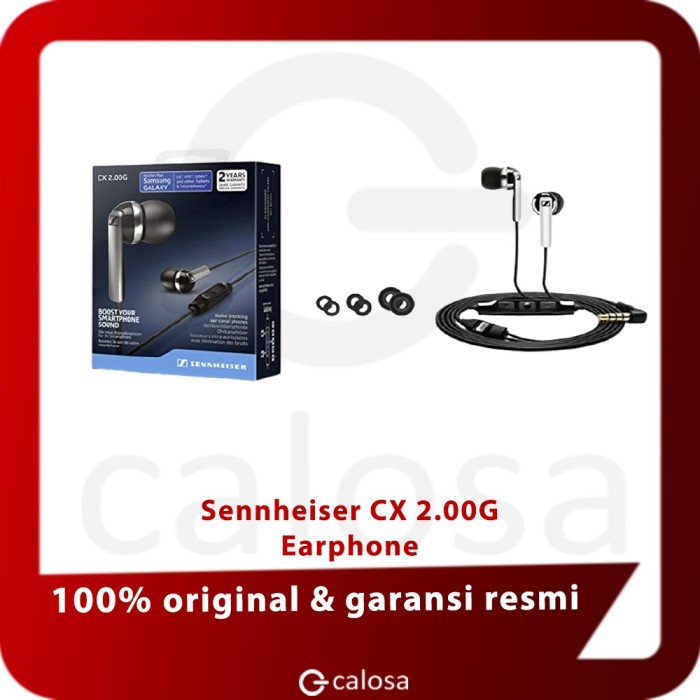 Earphone Sennheiser Cx 1.00 ORIGINAL RESMI EARPOD HANDSFREE HEADSET