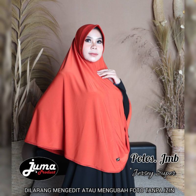 JUMA || JILBAB INSTAN JUMA POLOS JUMBO JUMA XL OVERDEX
