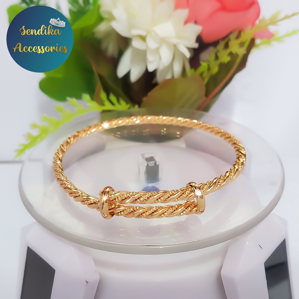 Gelang Dewasa Lilit Tambang Emas