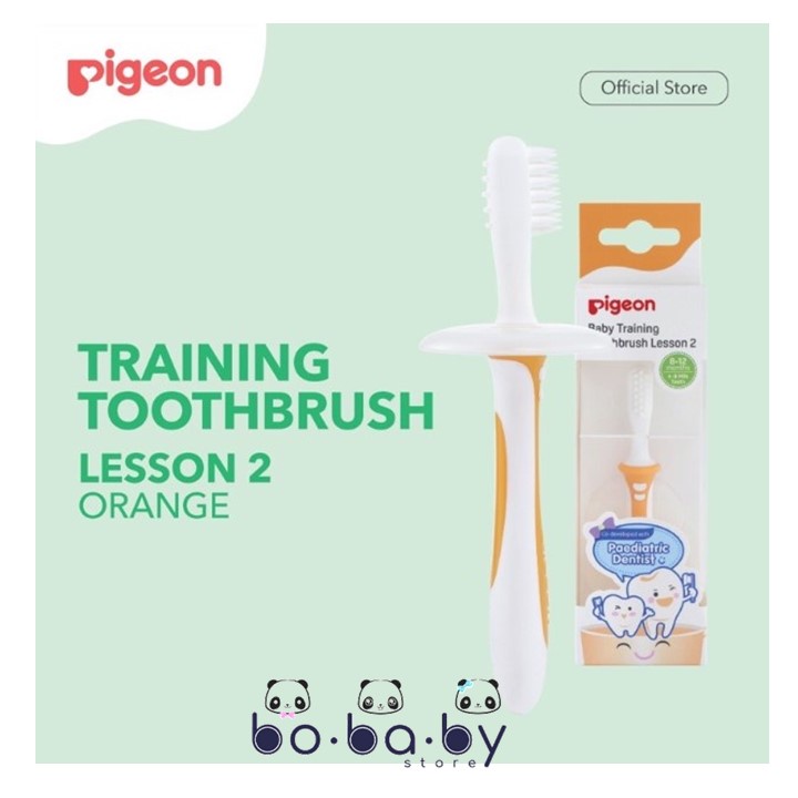 PIGEON Training Toothbrush Lesson-2 / Sikat Gigi Bayi Sikat Gigi Step 2