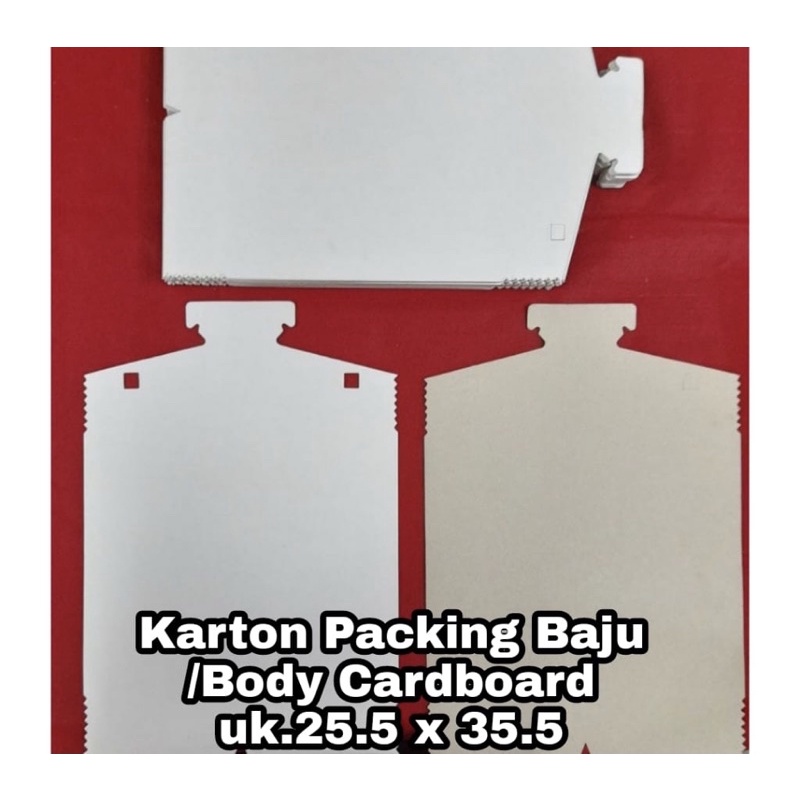Jual Karton Packing Baju/ Body Cardboard uk 25.5x35.5 (10 pcs ...