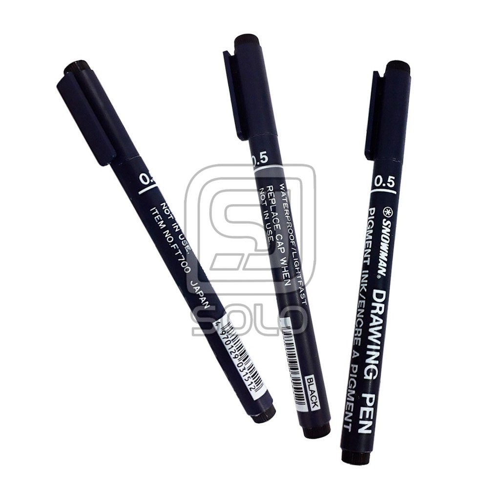 

Pulpen Pena Ballpoint SNOWMAN DRAWING PEN 0.5