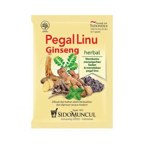 Jamu Pegal Linu Ginseng SidoMuncul