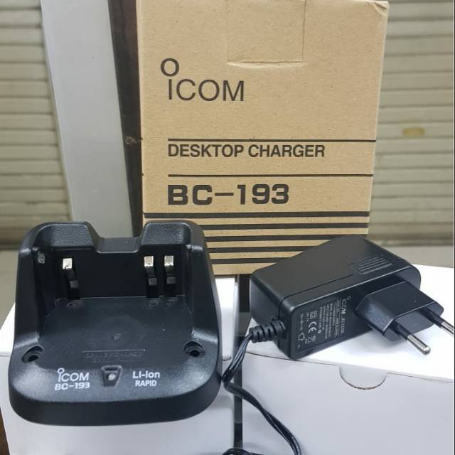 Jual Charger HT icom V80 charger Bc-193 rapid charger