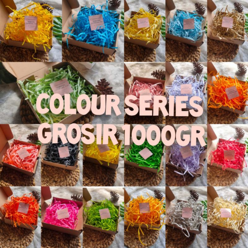 

(1000gr)ALL COLOUR SERIES KERTAS GIFT KERTAS SERUT KERTAS HAMPERS KERTAS CACAH SHREDDER PAPER