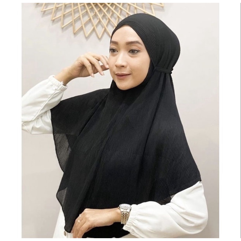 1KG MUAT 12PCS | BERGO MARYAM FULL PLISKET LIDI HIJAB JILBAB INSTAN HITS OOTD TERKINI