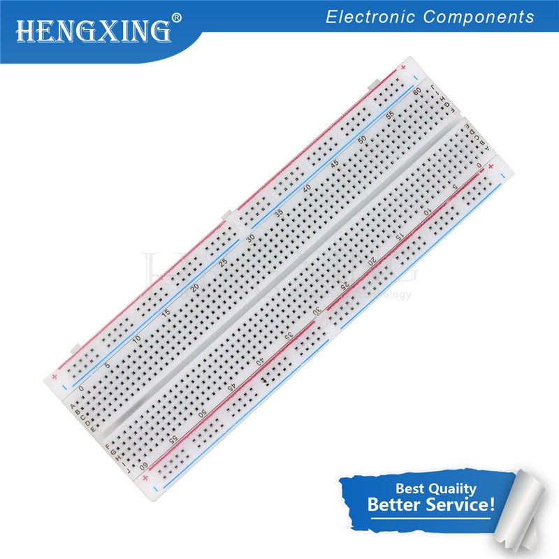 10pcs Breadboard PCB 830 Point Tanpa Solder MB-102 MB102 DIY