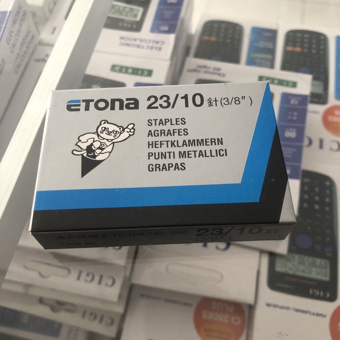 

ISI STAPLES ETONA/ GUN TACKER REFIL TEMBAK 23/10