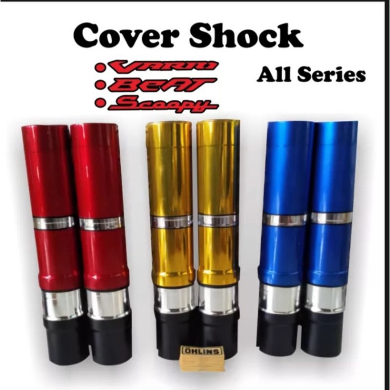 variasi sok cover shock depan vario beat scoopy genio