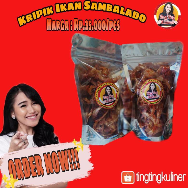 

✨BISA BAYAR DI TEMPAT✨ Kripik Ikan Sambalado by ayutingting TERBAIK [Kode 1|Kode 2|Kode 3|Kode