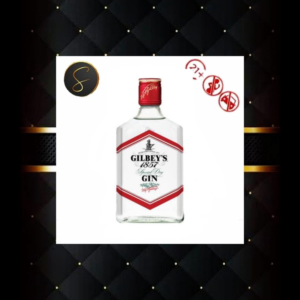 GILBEY'S / GILBEYS 1857 GIN 350 ML KECIL