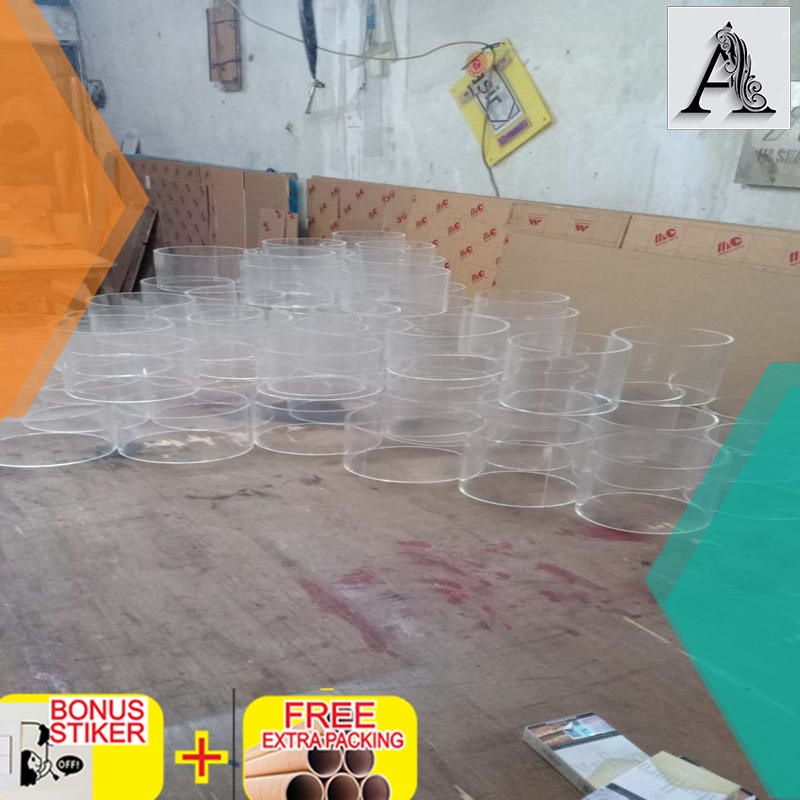 

Grosir BEST SELLER !! AKRILIK TABUNG/ CYLINDER/ CUP - 105 x 11