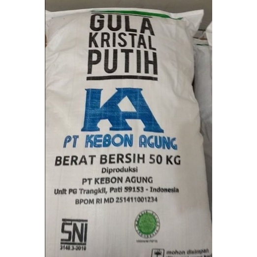 GULA TK TRANGKIL GULA PASIR KARUNGAN KARUNG ASLI PT MURAH 50KG KUALITAS BAGUS