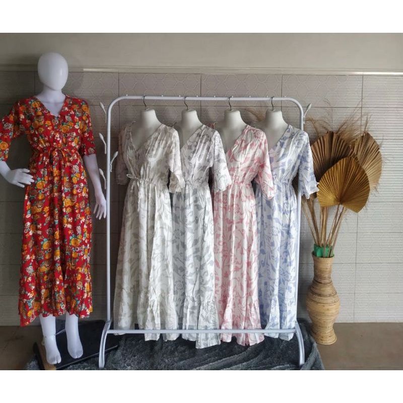 long dress Kamila rayon bali