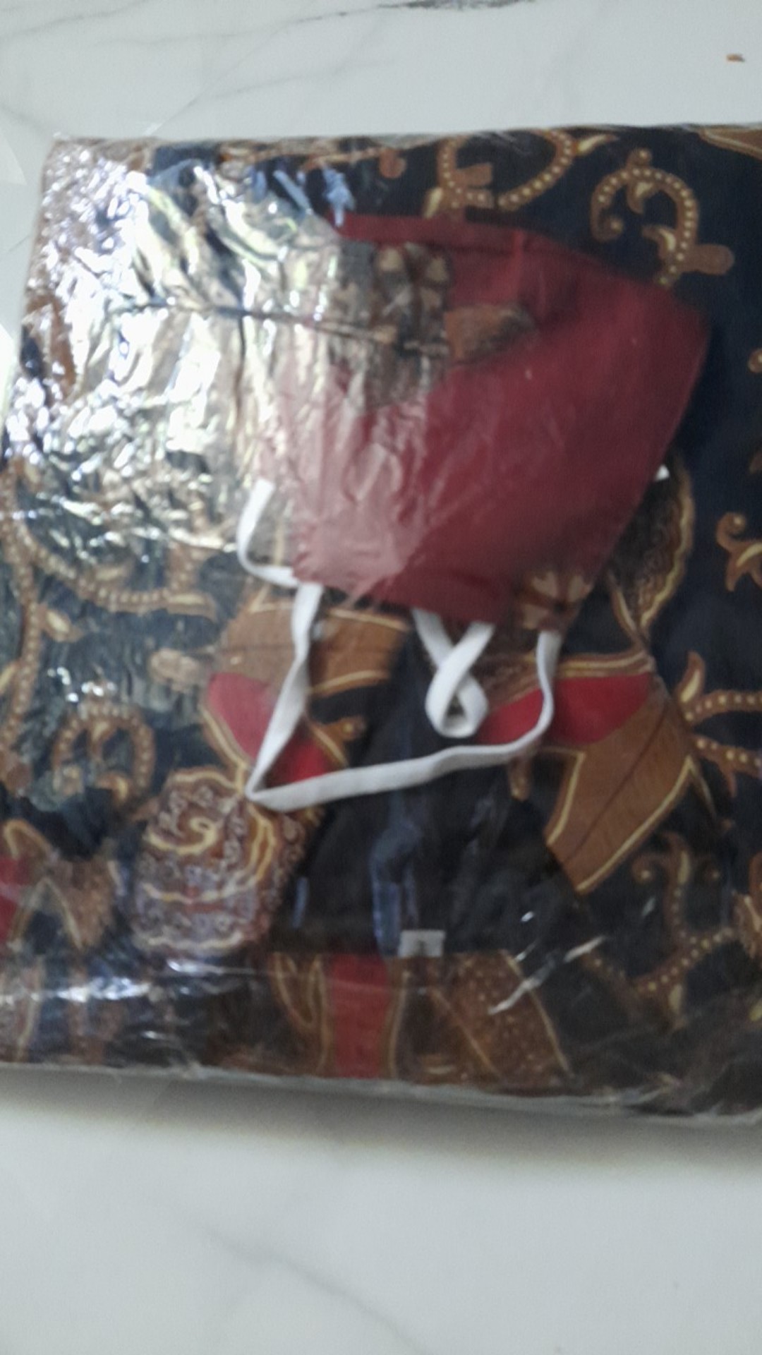 Kemeja Batik Pria Full Furing Lengan Panjang Katun Halus Baturadenan Motif Kembang Lombok