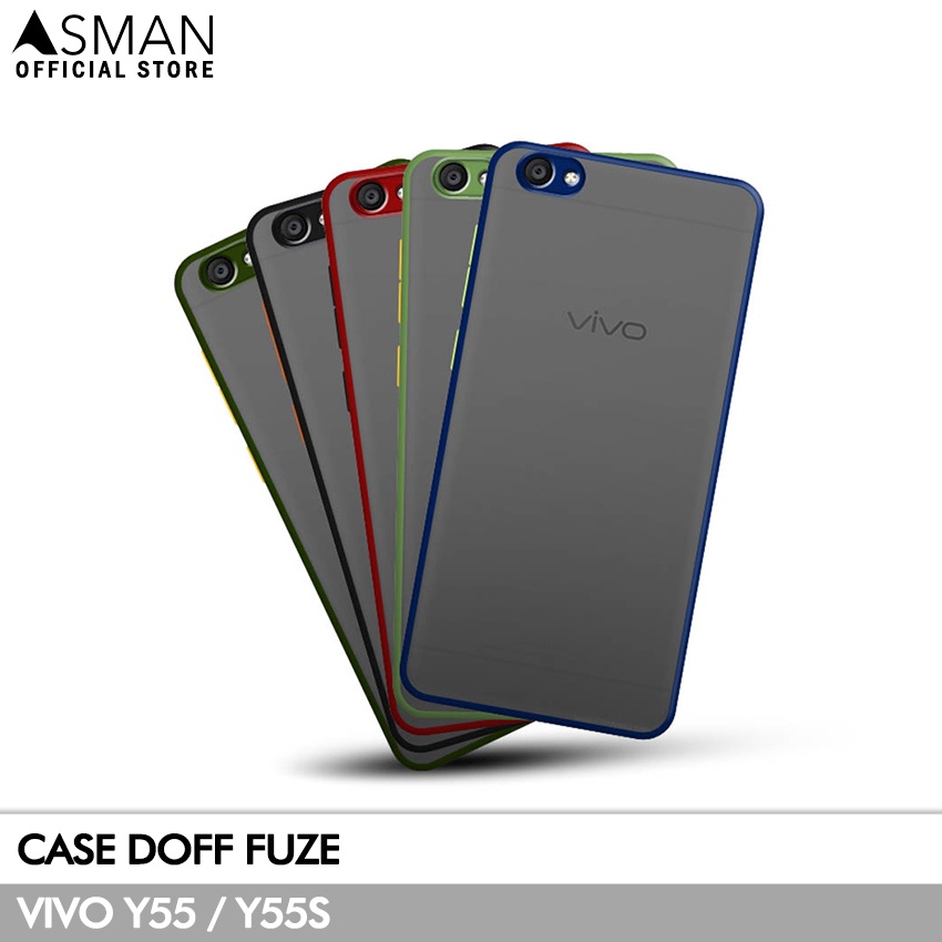 Asman Case Vivo Y55 Doff Fuze Premium Shield Protector