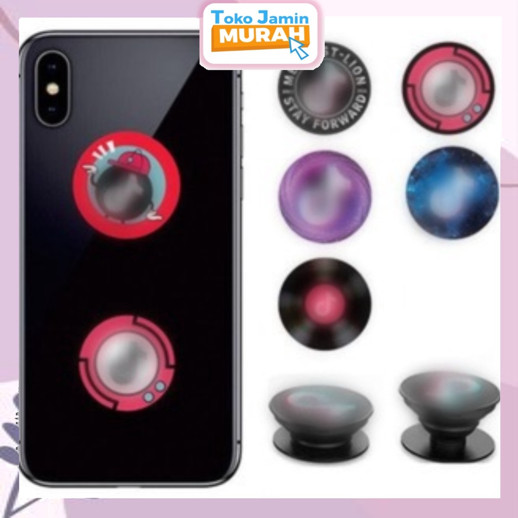 TJM VZ149  Popsocket Pop Socket PVC Motif Aksesoris HP Karakter Ring HP