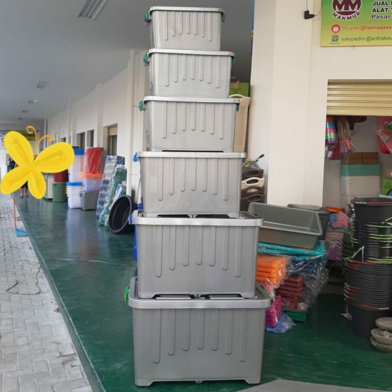 SALE!! CONTAINER BOX MPW 30-45-60-90-140-180 Liter KONTAINER BOX TEMPAT PENYIMPANAN BOX STORAGE PLASTIK