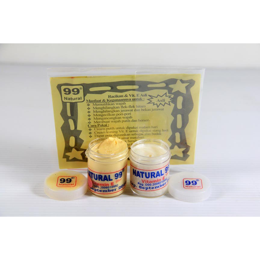 Krim 99 Natural E Day Night Cream Tanpa Kotak