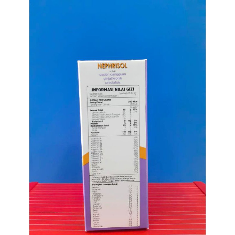 Nephrisol Rasa Vanilla/Coklat/Cappucino 201 gram