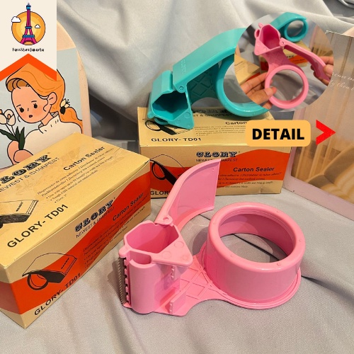 

Dispenser Lakban Tape Pastel Ukuran 2 inch Pemotong Lakban Alat Packing Lucu Soft Color Import Funny Fancy Stuff Best Gift Stationery For School Alat Tulis Kantor Sekolah Ready Grosir Kado Ulang Tahun READY COD