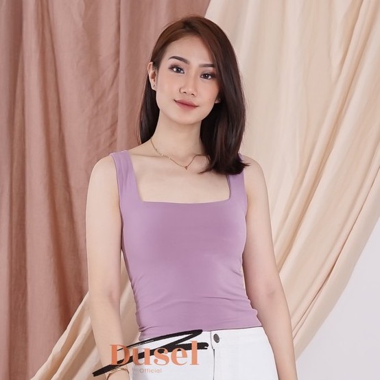 Tank Top Polos Square Tangtop Korea Tanktop Jersey Long T-013A-5