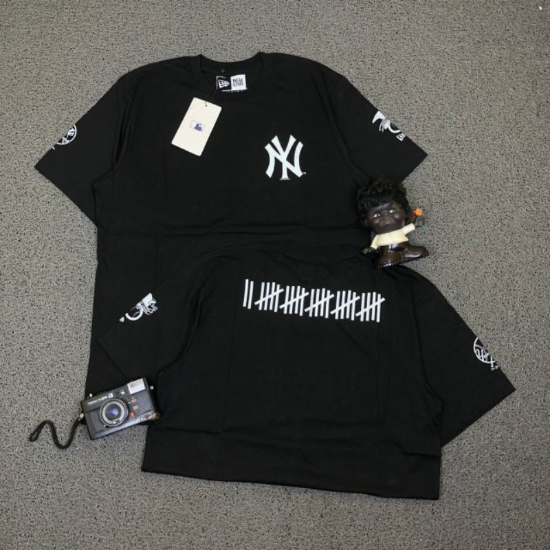 TSHIRT KAOS BAJU NEW ERA X NEW YANKEES STRIPE TERMURAH