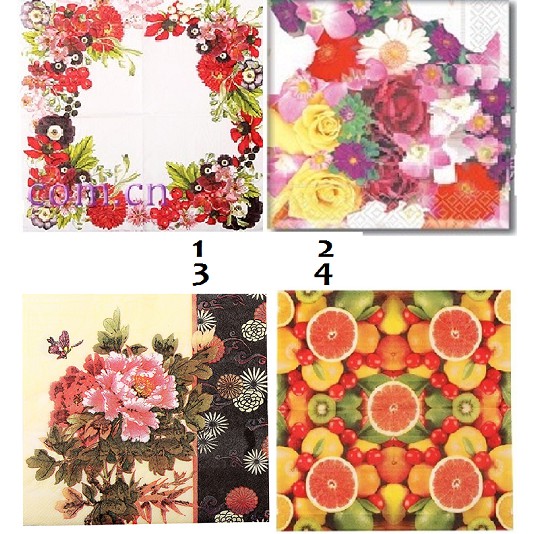 Tissue decoupage unik - Napkin decoupage