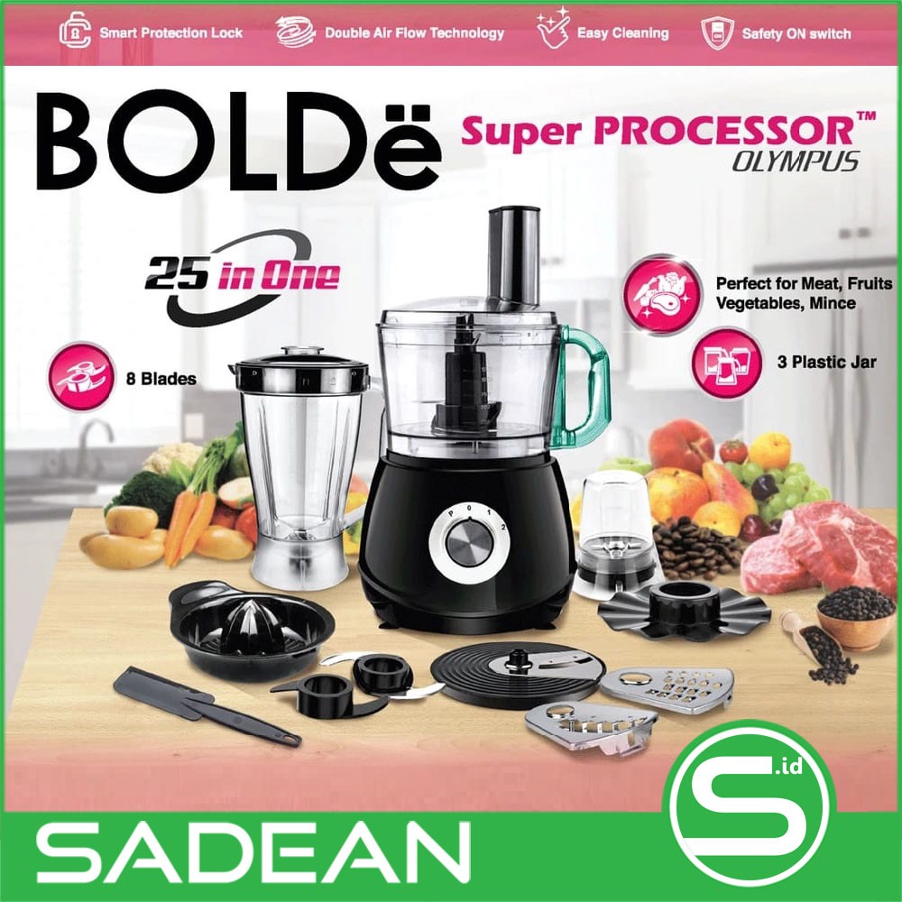 Jual BOLDe Super PROCESSOR Olympus Multifungsi Blender Juicer Chopper