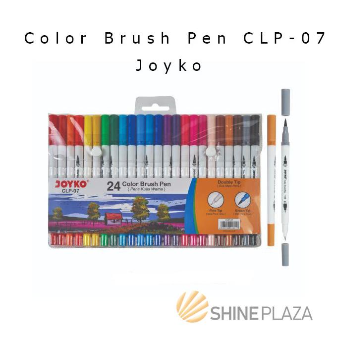 

(BISA COD) [FLASH SALE] Color Brush Pen Joyko 24 Warna CLP-07 CUCI GUDANG Kode 357