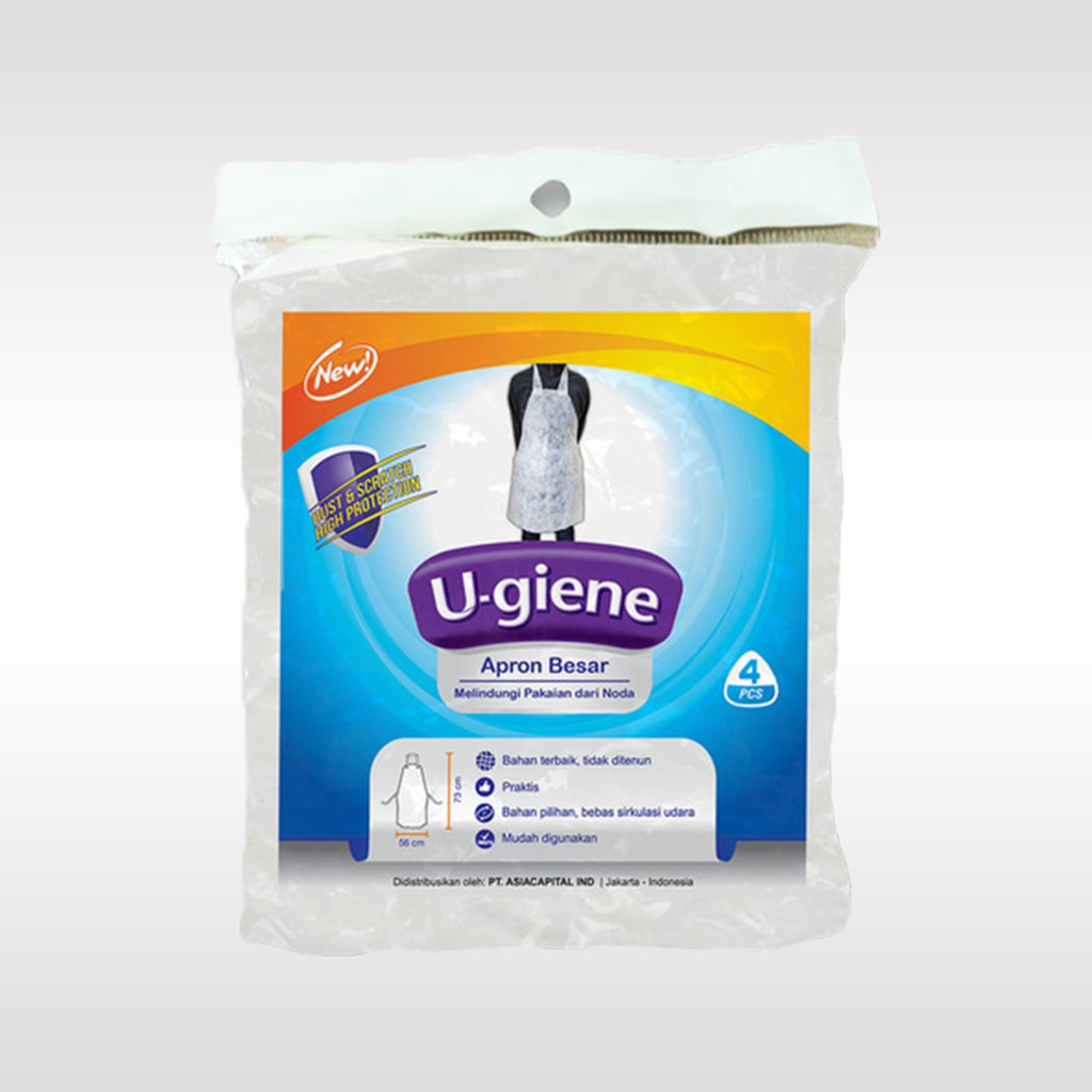 

Ugiene / Celemek / Apron Anti debu sekali Pakai