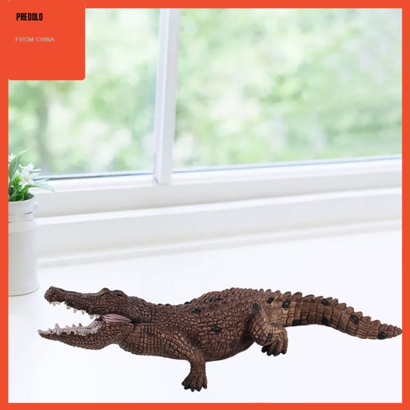 [In Stock] Wild Animal Crocodile Figurine Toy PVC Realistic Model Collection Gifts