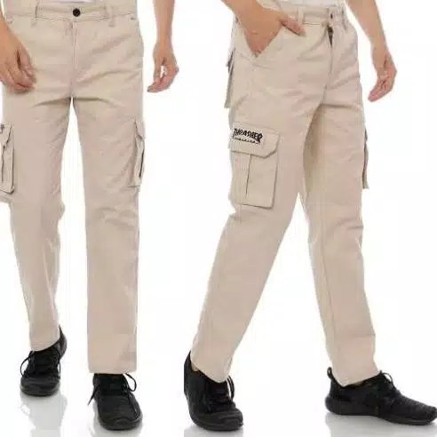 Celana Cargo Panjang Distro "THRASHER" Original
