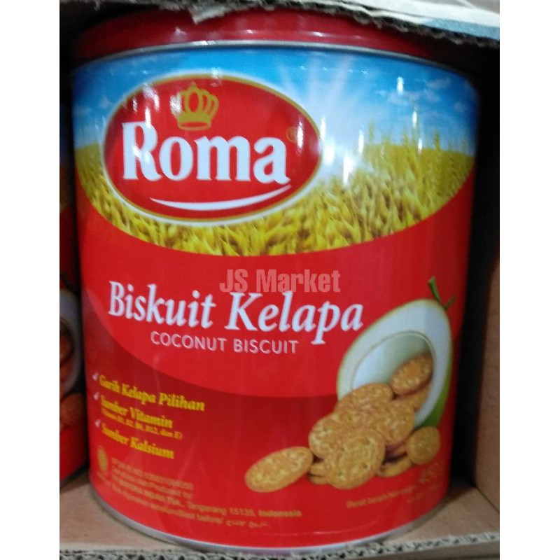 ROMA BISKUIT KELAPA KALENG 405GR