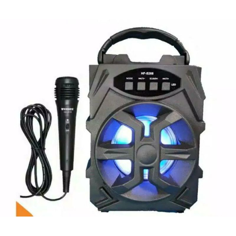 SPEAKER BLUETOOTH X-BASS GRATIS MIC WERLES SPEAKER