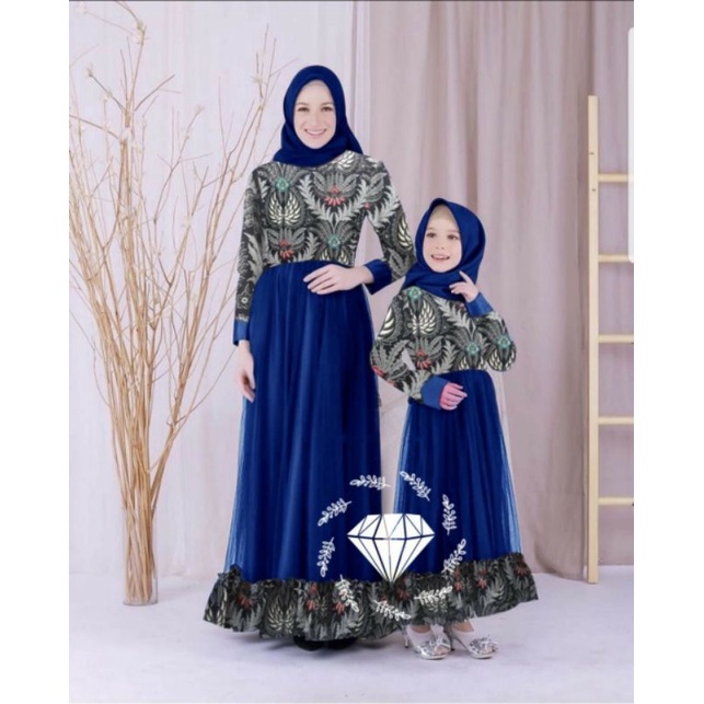 Baju Couple Ibu dan Anak Perempuan Couple - Gaun Couple Keluarga Ibu dan Anak Perempuan Model pesta