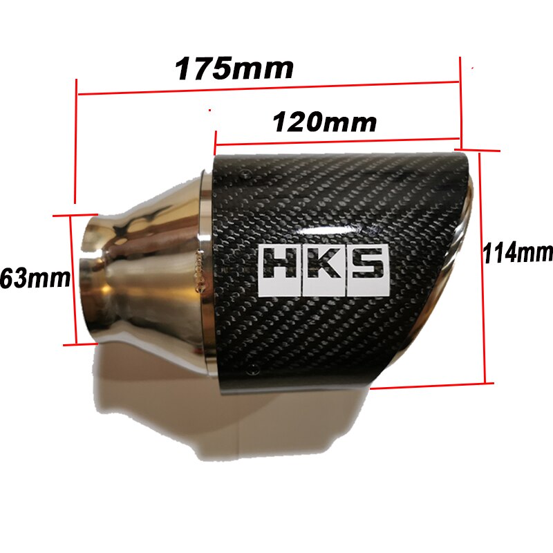 HKS Pipa Knalpot Bahan Stainless Steel 304 Dengan Klem Penjepit