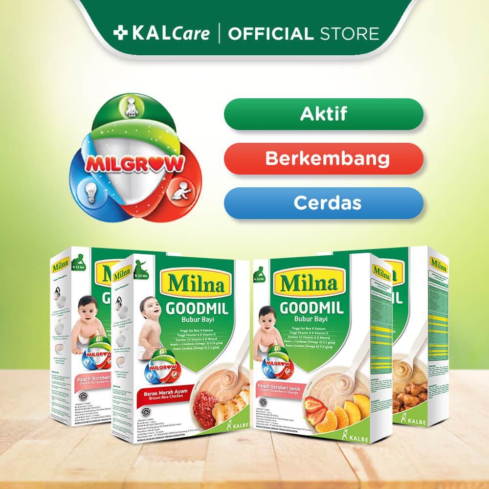 MILNA BUBUR GOODMIL 6 BULAN KE ATAS 120GR