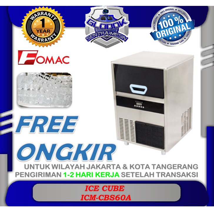 Fomac ICM-CBS60A Mesin Pembuat Es